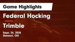 Federal Hocking  vs Trimble  Game Highlights - Sept. 24, 2020