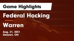 Federal Hocking  vs Warren  Game Highlights - Aug. 21, 2021