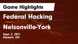 Federal Hocking  vs Nelsonville-York  Game Highlights - Sept. 2, 2021