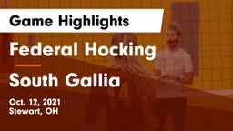 Federal Hocking  vs South Gallia Game Highlights - Oct. 12, 2021