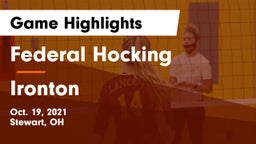 Federal Hocking  vs Ironton  Game Highlights - Oct. 19, 2021