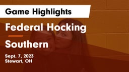 Federal Hocking  vs Southern  Game Highlights - Sept. 7, 2023