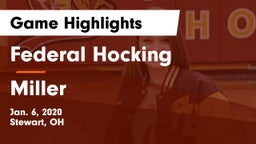 Federal Hocking  vs Miller  Game Highlights - Jan. 6, 2020