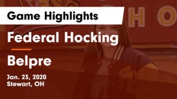 Federal Hocking  vs Belpre  Game Highlights - Jan. 23, 2020