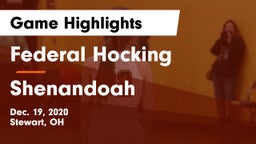 Federal Hocking  vs Shenandoah  Game Highlights - Dec. 19, 2020