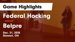 Federal Hocking  vs Belpre  Game Highlights - Dec. 21, 2020