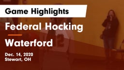 Federal Hocking  vs Waterford  Game Highlights - Dec. 14, 2020