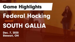 Federal Hocking  vs SOUTH GALLIA  Game Highlights - Dec. 7, 2020
