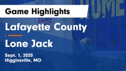 Lafayette County  vs Lone Jack  Game Highlights - Sept. 1, 2020