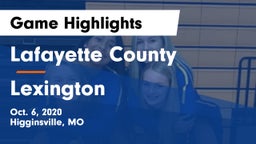 Lafayette County  vs Lexington  Game Highlights - Oct. 6, 2020