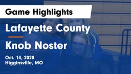 Lafayette County  vs Knob Noster  Game Highlights - Oct. 14, 2020