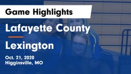 Lafayette County  vs Lexington  Game Highlights - Oct. 21, 2020
