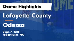 Lafayette County  vs Odessa  Game Highlights - Sept. 7, 2021
