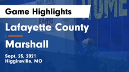 Lafayette County  vs Marshall  Game Highlights - Sept. 25, 2021