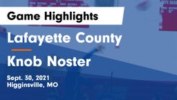 Lafayette County  vs Knob Noster  Game Highlights - Sept. 30, 2021