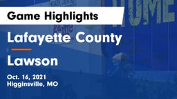 Lafayette County  vs Lawson  Game Highlights - Oct. 16, 2021