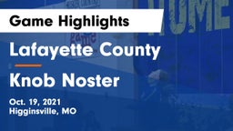 Lafayette County  vs Knob Noster  Game Highlights - Oct. 19, 2021