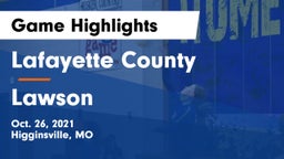 Lafayette County  vs Lawson  Game Highlights - Oct. 26, 2021