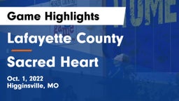 Lafayette County  vs Sacred Heart Game Highlights - Oct. 1, 2022