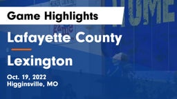 Lafayette County  vs Lexington  Game Highlights - Oct. 19, 2022