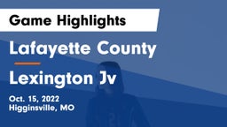 Lafayette County  vs Lexington Jv Game Highlights - Oct. 15, 2022