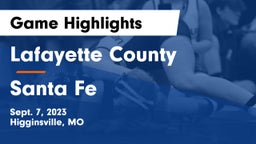 Lafayette County  vs Santa Fe  Game Highlights - Sept. 7, 2023