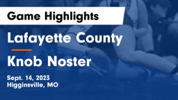 Lafayette County  vs Knob Noster  Game Highlights - Sept. 14, 2023
