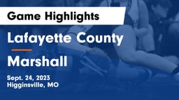 Lafayette County  vs Marshall  Game Highlights - Sept. 24, 2023
