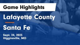 Lafayette County  vs Santa Fe  Game Highlights - Sept. 24, 2023