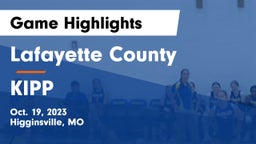 Lafayette County  vs KIPP Game Highlights - Oct. 19, 2023