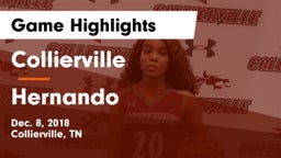 Collierville  vs Hernando Game Highlights - Dec. 8, 2018