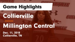 Collierville  vs Millington Central  Game Highlights - Dec. 11, 2018