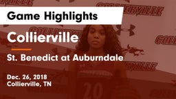 Collierville  vs St. Benedict at Auburndale   Game Highlights - Dec. 26, 2018
