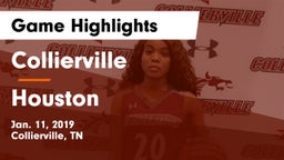 Collierville  vs Houston  Game Highlights - Jan. 11, 2019