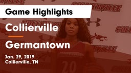 Collierville  vs Germantown  Game Highlights - Jan. 29, 2019