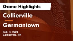 Collierville  vs Germantown  Game Highlights - Feb. 4, 2020