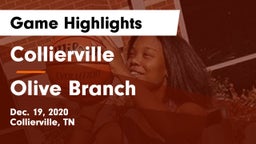 Collierville  vs Olive Branch  Game Highlights - Dec. 19, 2020