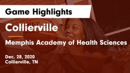 Collierville  vs Memphis Academy of Health Sciences  Game Highlights - Dec. 28, 2020