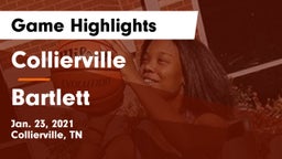Collierville  vs Bartlett  Game Highlights - Jan. 23, 2021