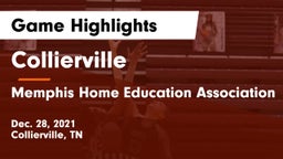 Collierville  vs Memphis Home Education Association Game Highlights - Dec. 28, 2021