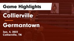 Collierville  vs Germantown  Game Highlights - Jan. 4, 2022