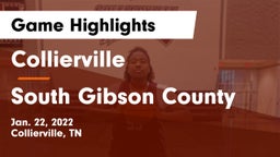 Collierville  vs South Gibson County  Game Highlights - Jan. 22, 2022