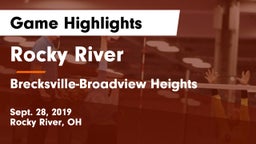 Rocky River   vs Brecksville-Broadview Heights  Game Highlights - Sept. 28, 2019