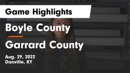 Boyle County  vs Garrard County  Game Highlights - Aug. 29, 2022