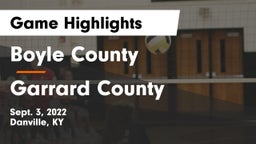 Boyle County  vs Garrard County  Game Highlights - Sept. 3, 2022