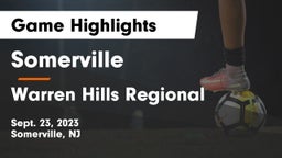 Somerville  vs Warren Hills Regional  Game Highlights - Sept. 23, 2023