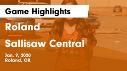 Roland  vs Sallisaw Central  Game Highlights - Jan. 9, 2020