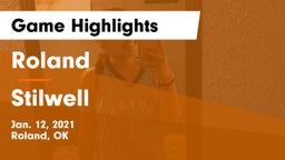 Roland  vs Stilwell  Game Highlights - Jan. 12, 2021