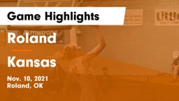 Roland  vs Kansas  Game Highlights - Nov. 10, 2021