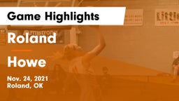 Roland  vs Howe  Game Highlights - Nov. 24, 2021